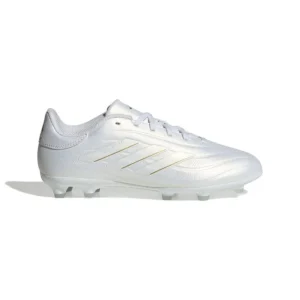 Adidas Copa Pure 2 League FG Day Spark - Footwear White/Gold Metallic Kids - Image 1