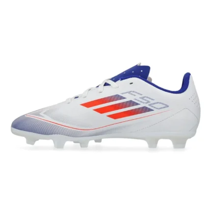 Adidas F50 Club FxG Advancement - Footwear White/Solar Red/Lucid Blue Kids - Image 3