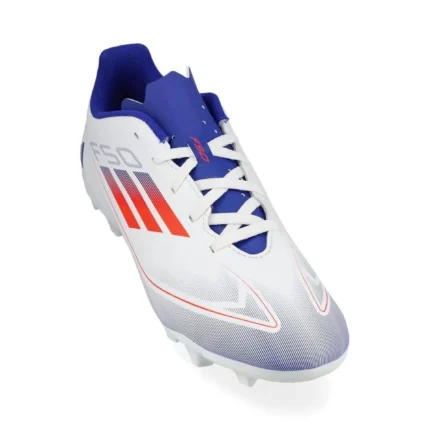 Adidas F50 Club FxG Advancement - Footwear White/Solar Red/Lucid Blue Kids - Image 5