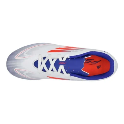 Adidas F50 Club FxG Advancement - Footwear White/Solar Red/Lucid Blue Kids - Image 4