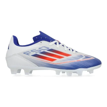 Adidas F50 Club FxG Advancement - Footwear White/Solar Red/Lucid Blue - Image 1