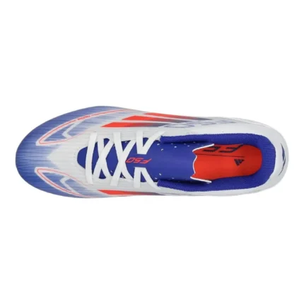 Adidas F50 Club FxG Advancement - Footwear White/Solar Red/Lucid Blue - Image 4