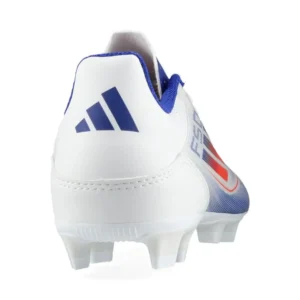 Adidas F50 Club FxG Advancement - Footwear White/Solar Red/Lucid Blue - Image 6