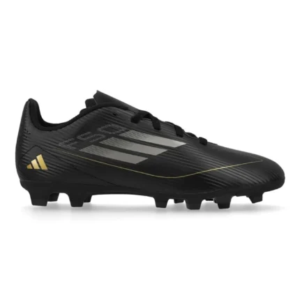 Adidas F50 Club FxG Dark Spark - Core Black/Iron Metal/Gold Metallic Kids - Image 1