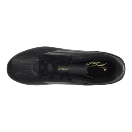 Adidas F50 Club FxG Dark Spark - Core Black/Iron Metal/Gold Metallic - Image 4