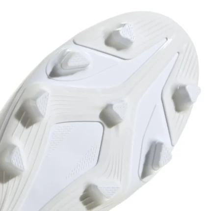 Adidas F50 Club FxG Day Spark - Footwear White/Gold Metallic/Footwear White Kids - Image 6