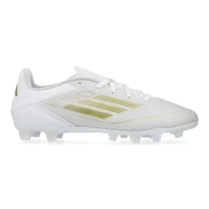 Adidas F50 Club FxG Day Spark - Footwear White/Gold Metallic/Footwear White - Image 1