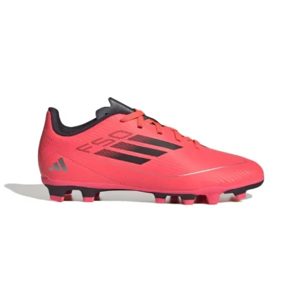 Adidas F50 Club FxG Vivid Horizon - Turbo/Aurora Black/Platin Metallic Kids - Image 1