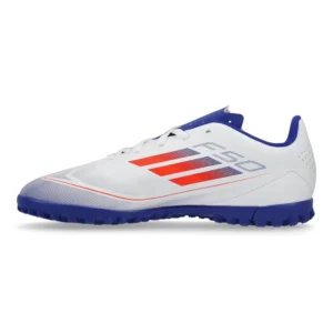 Adidas F50 Club TF Advancement - Footwear White/Solar Red/Lucid Blue Kids - Image 3