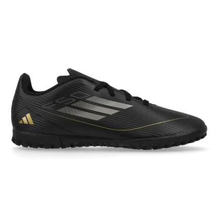 Adidas F50 Club TF Dark Spark - Core Black/Iron Metal/Gold Metallic Kids - Image 1