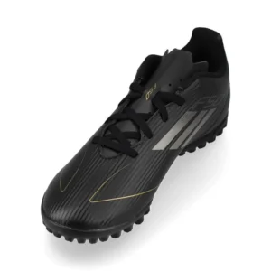 Adidas F50 Club TF Dark Spark - Core Black/Iron Metal/Gold Metallic Kids - Image 7