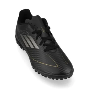 Adidas F50 Club TF Dark Spark - Core Black/Iron Metal/Gold Metallic Kids - Image 5