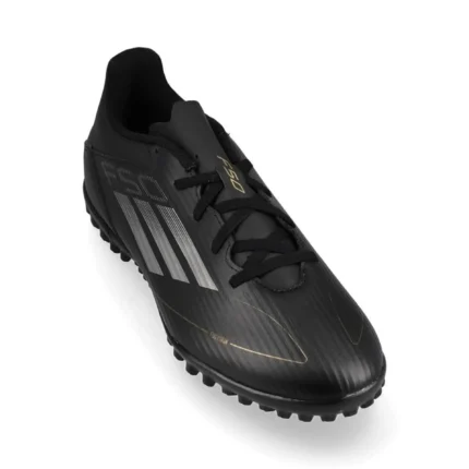 Adidas F50 Club TF Dark Spark - Core Black/Iron Metal/Gold Metallic - Image 5