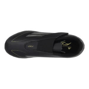 Adidas F50 Club Velcro FxG Dark Spark - Core Black/Iron Metal/Gold Metallic Kids - Image 4