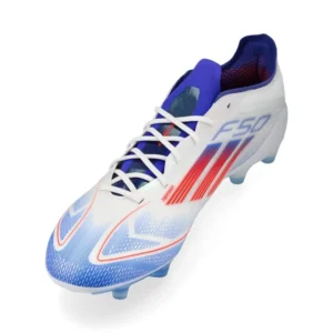 Adidas F50 Elite AG Advancement - Footwear White/Solar Red/Lucid Blue - Image 7