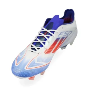 Adidas F50 Elite FG Advancement - Footwear White/Solar Red/Lucid Blue - Image 7