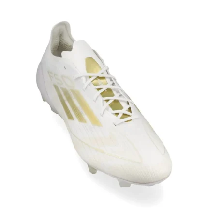 Adidas F50 Elite FG Day Spark - Footwear White/Gold Metallic/Footwear White - Image 5