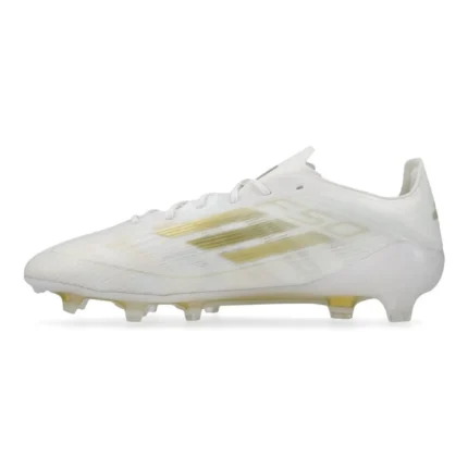 Adidas F50 Elite FG Day Spark - Footwear White/Gold Metallic/Footwear White - Image 3