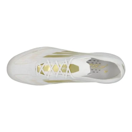 Adidas F50 Elite FG Day Spark - Footwear White/Gold Metallic/Footwear White - Image 4