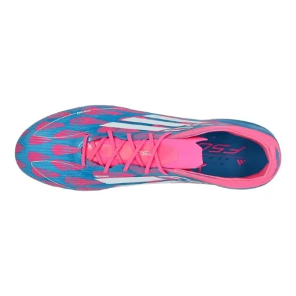 Adidas F50 Elite FG Reemergence - Solar Blue/Footwear White/Solar Pink - Image 4