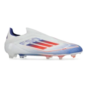 Adidas F50 Elite Laceless FG Advancement - Footwear White/Solar Red/Lucid Blue - Image 1