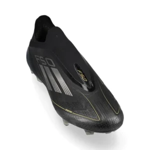 Adidas F50 Elite Laceless FG Dark Spark - Core Black/Iron Metal/Gold Metallic - Image 5