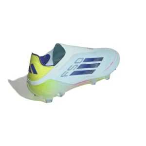 Adidas F50 Elite Laceless FG Stellar Icon - Almost Blue/Semi Lucid Blue/Semi Solar Yellow - Image 7