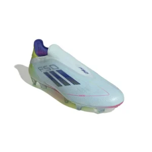 Adidas F50 Elite Laceless FG Stellar Icon - Almost Blue/Semi Lucid Blue/Semi Solar Yellow - Image 6