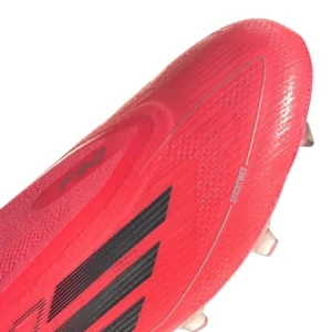 Adidas F50 Elite Laceless FG Vivid Horizon - Turbo/Aurora Black/Platin Metallic - Image 4