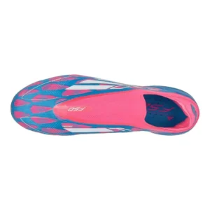 Adidas F50 Elite Laceless SG Reemergence - Solar Blue/Footwear White/Solar Pink - Image 4