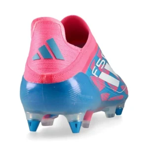 Adidas F50 Elite Laceless SG Reemergence - Solar Blue/Footwear White/Solar Pink - Image 6
