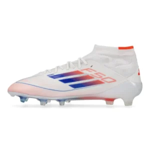 Adidas F50 Elite Mid FG Advancement - Footwear White/Solar Red/Lucid Blue Women - Image 3