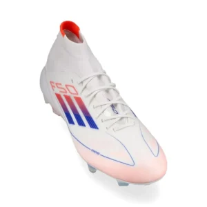 Adidas F50 Elite Mid FG Advancement - Footwear White/Solar Red/Lucid Blue Women - Image 5