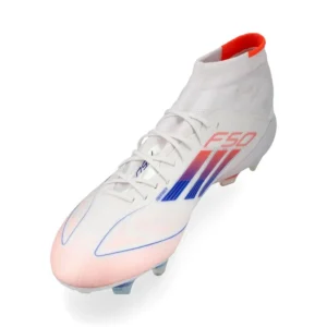 Adidas F50 Elite Mid FG Advancement - Footwear White/Solar Red/Lucid Blue Women - Image 7