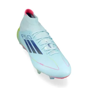 Adidas F50 Elite Mid FG Stellar Icon - Almost Blue/Semi Lucid Blue/Semi Solar Yellow Women - Image 5