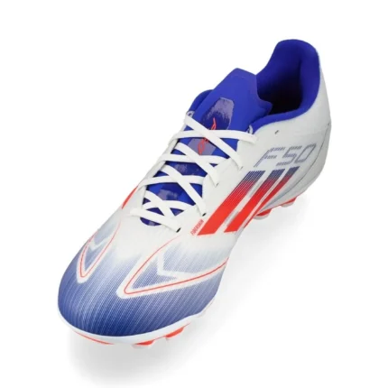 Adidas F50 League 2G/3G AG Advancement - Footwear White/Solar Red/Lucid Blue - Image 7