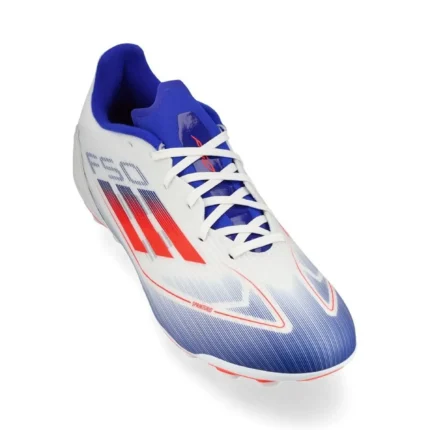 Adidas F50 League 2G/3G AG Advancement - Footwear White/Solar Red/Lucid Blue - Image 5