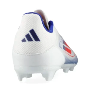 Adidas F50 League FG/AG Advancement - Footwear White/Solar Red/Lucid Blue Kids - Image 6