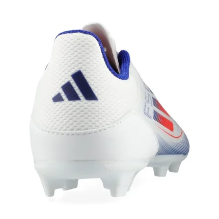 Adidas F50 League FG/AG Advancement - Footwear White/Solar Red/Lucid Blue Kids - Image 6