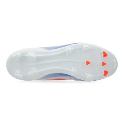 Adidas F50 League FG/AG Advancement - Footwear White/Solar Red/Lucid Blue Kids - Image 2
