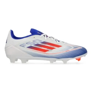 Adidas F50 League FG/AG Advancement - Footwear White/Solar Red/Lucid Blue - Image 1