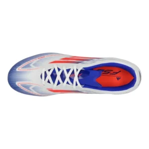 Adidas F50 League FG/AG Advancement - Footwear White/Solar Red/Lucid Blue - Image 4