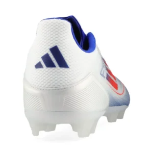 Adidas F50 League FG/AG Advancement - Footwear White/Solar Red/Lucid Blue - Image 6