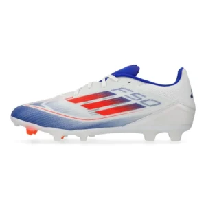 Adidas F50 League FG/AG Advancement - Footwear White/Solar Red/Lucid Blue - Image 3