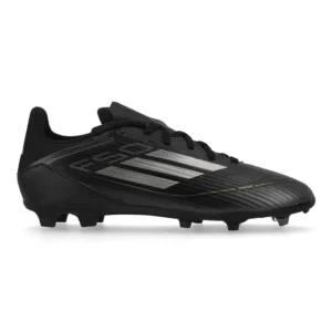 Adidas F50 League FG/AG Dark Spark - Core Black/Iron Metal/Gold Metallic Kids - Image 1
