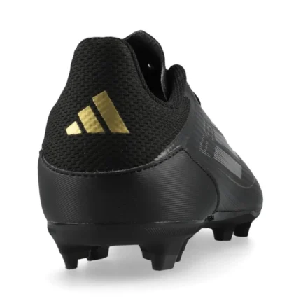 Adidas F50 League FG/AG Dark Spark - Core Black/Iron Metal/Gold Metallic Kids - Image 6
