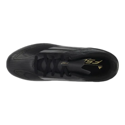Adidas F50 League FG/AG Dark Spark - Core Black/Iron Metal/Gold Metallic Kids - Image 4