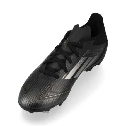 Adidas F50 League FG/AG Dark Spark - Core Black/Iron Metal/Gold Metallic Kids - Image 7