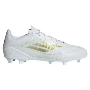Adidas F50 League FG/AG Day Spark - Footwear White/Gold Metallic/Footwear White - Image 1