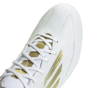 Adidas F50 League FG/AG Day Spark - Footwear White/Gold Metallic/Footwear White - Image 4